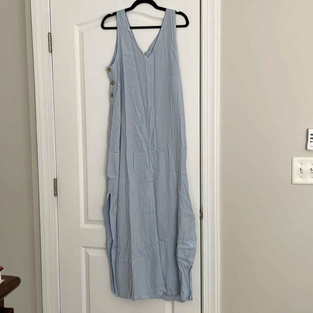 NWT Legoe heritage maternity blue dress